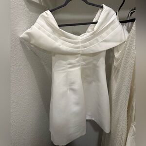 Meshki Strapless White Dress